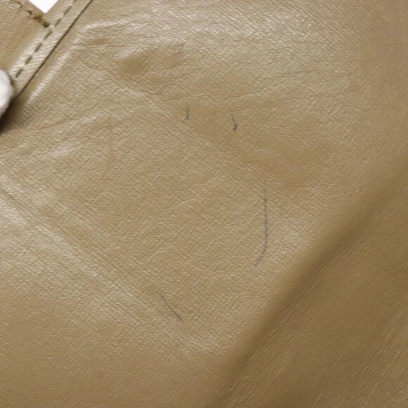 SAINT LAURENT Shoulder Bag PVC Leather Beige Gray Auth bs28744 - Picture 12 of 16